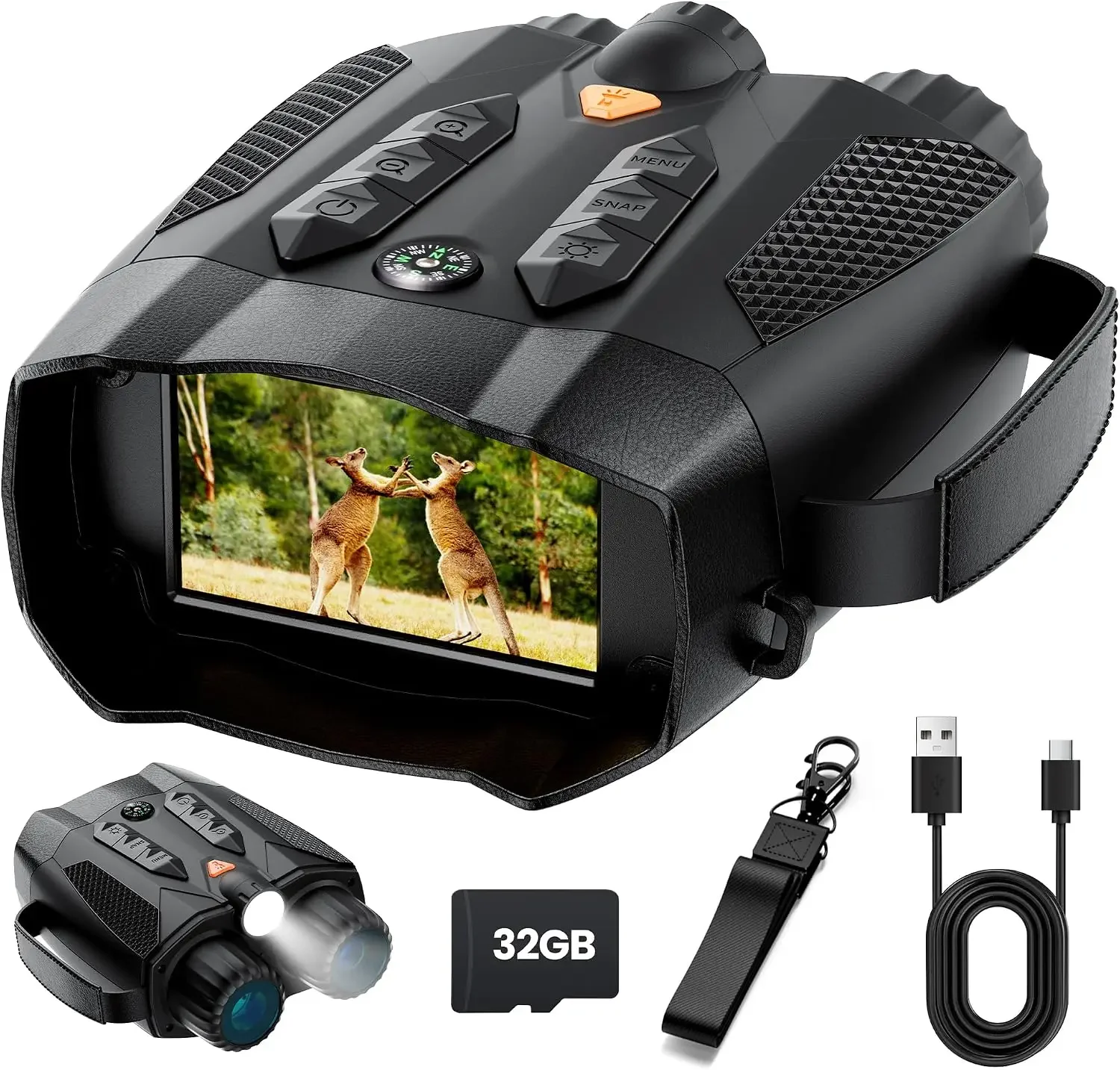 Electronics Gadgets For Gift - Nachtsichtbrille für Erwachsene, 4K: Taktisches Fernglas