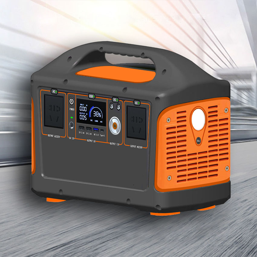 Power Bank - Tragbare All-in-One-Energiespeicherstation 600W LiFePO4 Lithium-Akku-Pack für