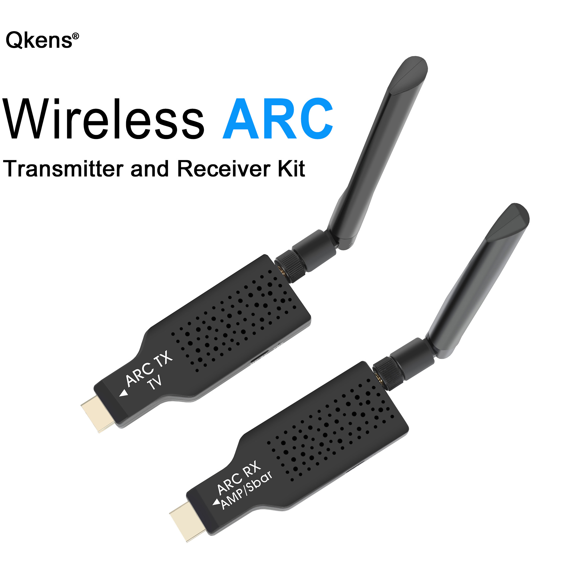 Hdmi Adapter - 50 m kabelloser ARC-Audio-Sender und -Empfänger,