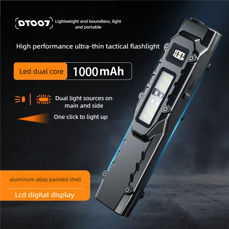 Power Bank - Dimmbare COB-LED-Arbeitsleuchte Typ-C Wiederaufladbare Taschenlampe mit