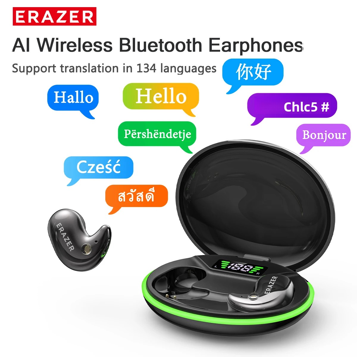 Wireless Charger - EARZER XF58 In-Ear Bluetooth-Kopfhörer mit Mikrofon,
