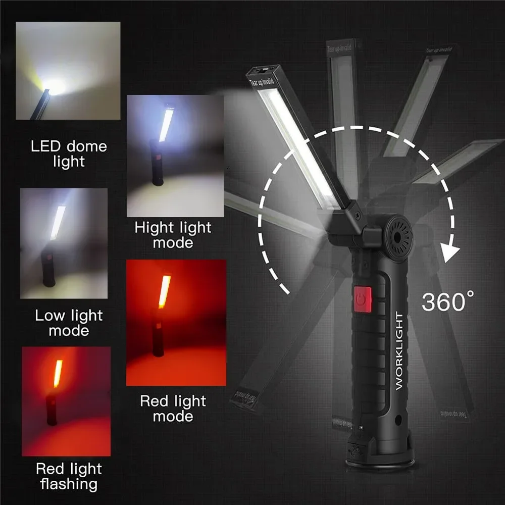 Tragbare COB-LED-Taschenlampe, – Power Bank Bewertung und Preis