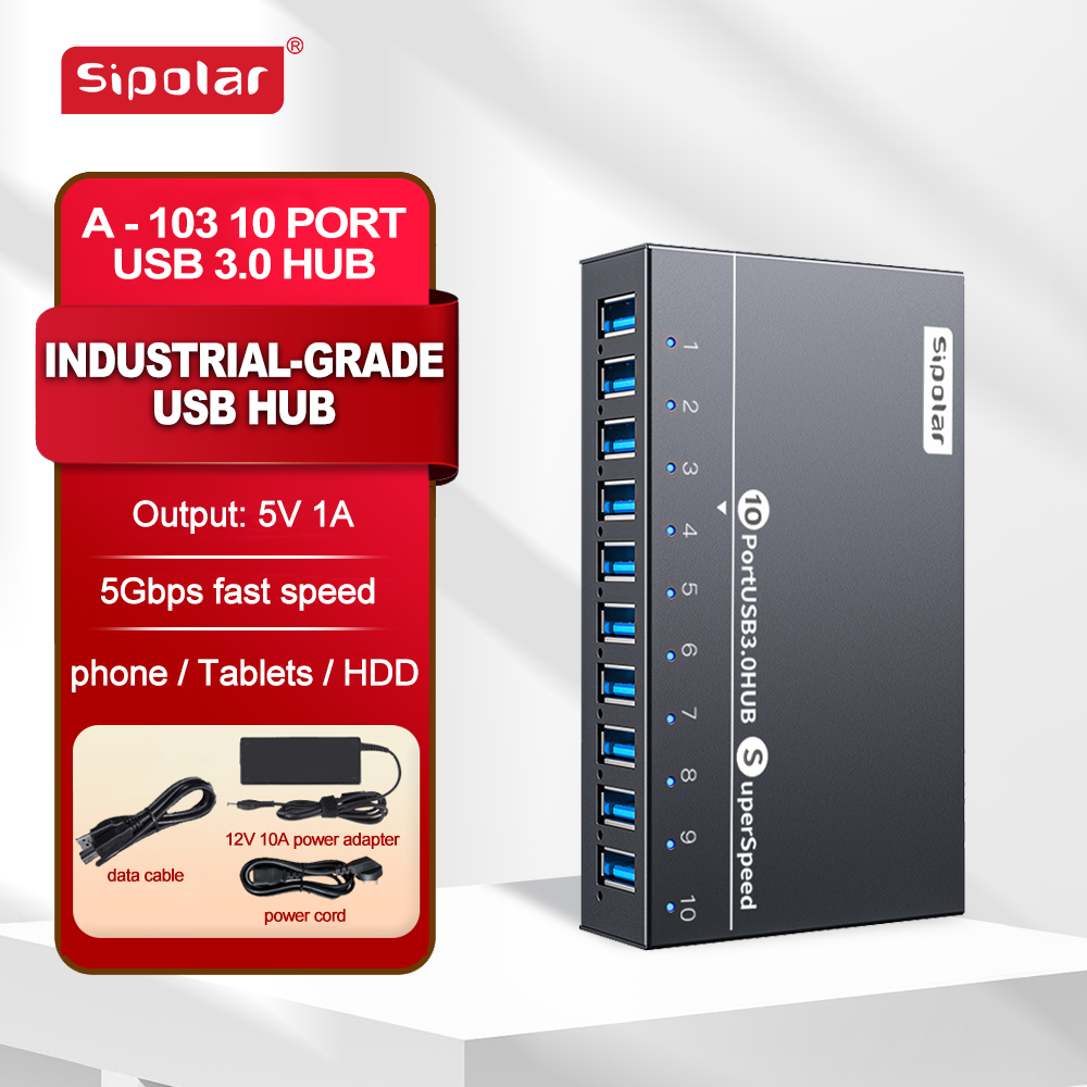 A103 Sipolar 10-Port USB-Hub m – Usb Hub Bewertung und Preis