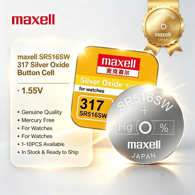 Maxell SR516SW 317 Silberoxid- – Electronics And Gadgets Ce Bewertung und Preis