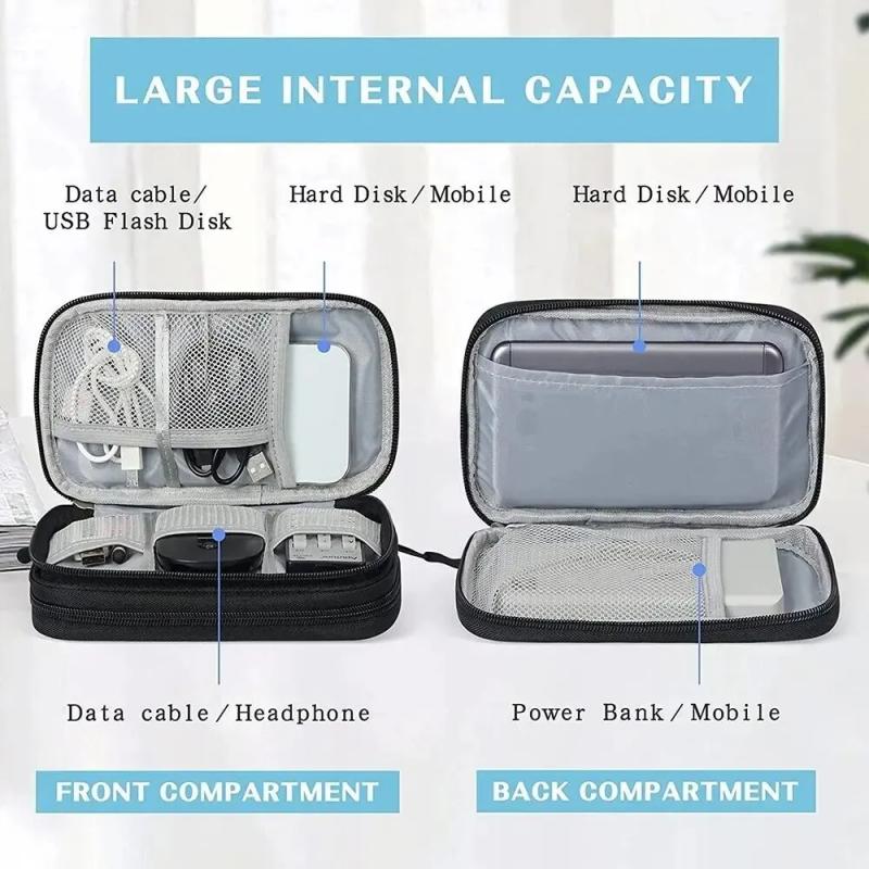 1 Stück Grau/Schwarz/Rosa/Mari – Cable Organizer Bewertung und Preis