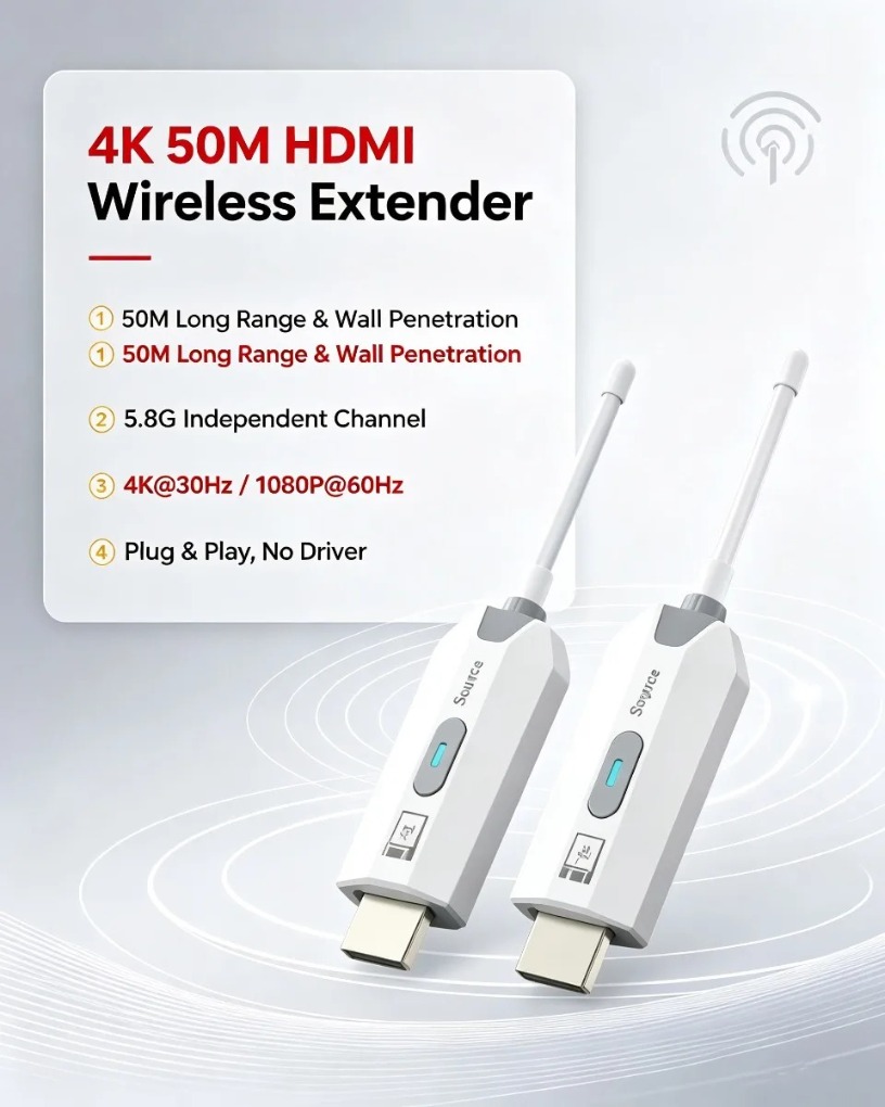 Punkt-zu-Punkt 4K HDMI-kompati – Hdmi Adapter Bewertung und Preis