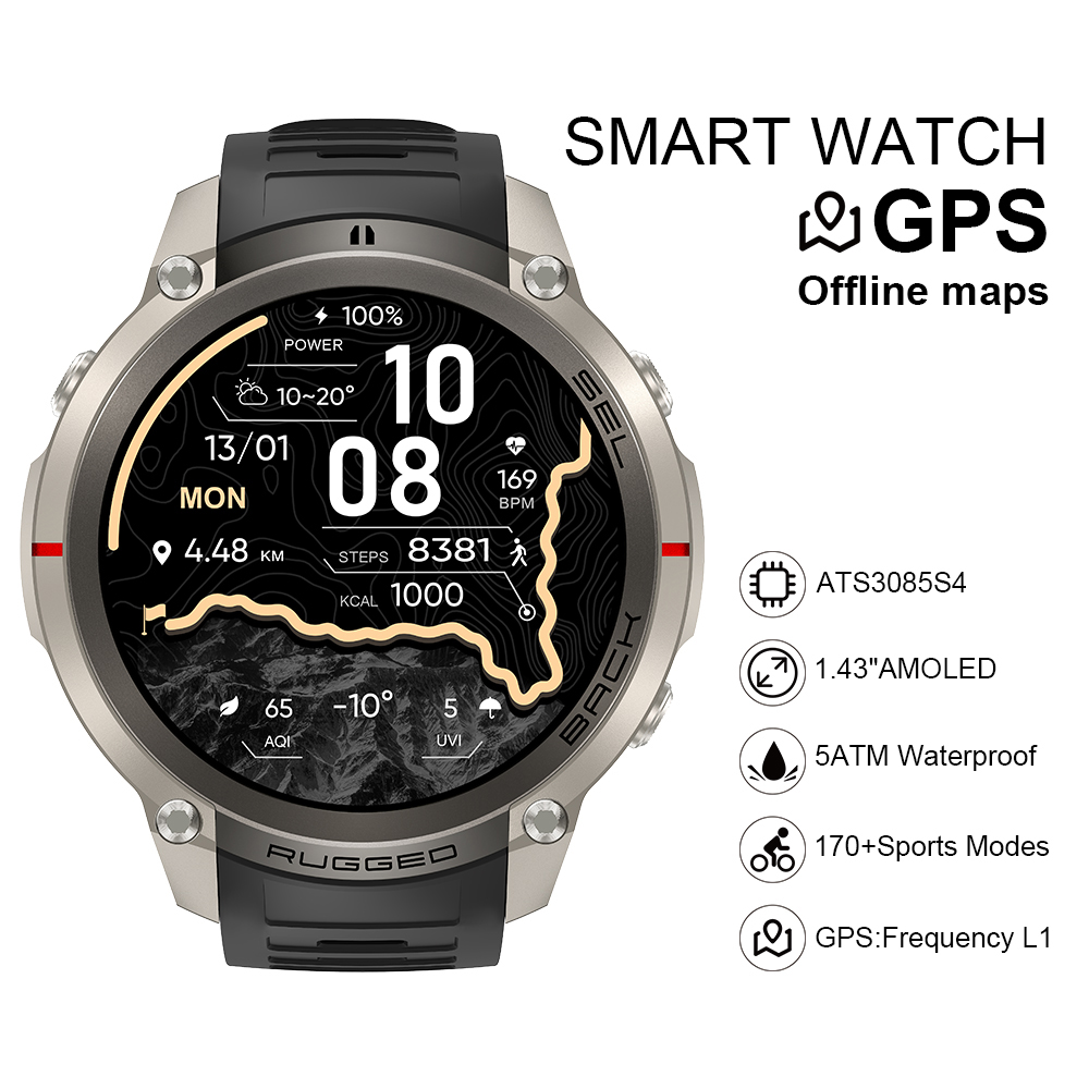 2026 DM59 Smartwatch mit Offli – Smart Watch Bewertung und Preis
