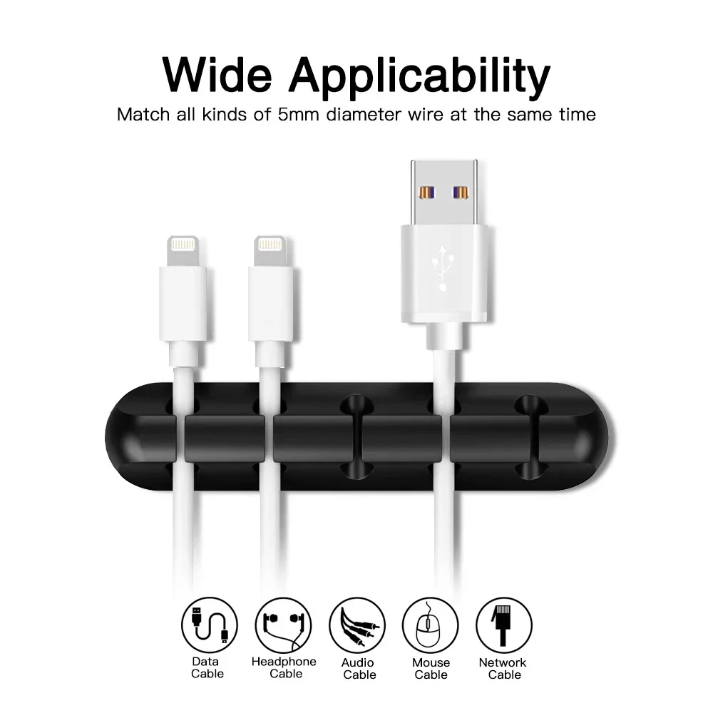Silikon-USB-Kabel-Organizer, U – Cable Organizer Bewertung und Preis